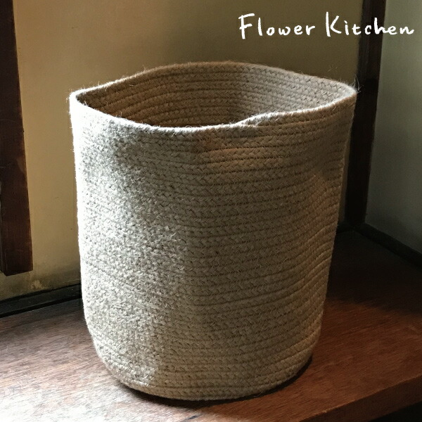 楽天市場 資材 鉢カバー ジュートプランツカバー ジュートバスケット 麻袋 Jute Plants Cover Fkts Flowerkitchenjiyugaoka