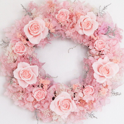 楽天市場】送料無料 （一部地域を除く）リース 結婚祝【 プリザーブド