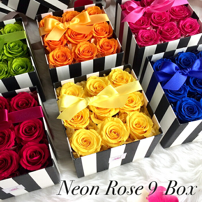 誕生日プレゼント 誕生日プレゼント 母50代 フラワーボックス 結婚祝 花 結婚祝い 花 おしゃれ 記念日 バラ 開店祝 開店祝い プロポーズ オシャレ 女友達 ブリザードフラワー ネオンカラー 誕生日プレゼント おしゃれ フラワーボックス ニューヨークスタイル Plan O