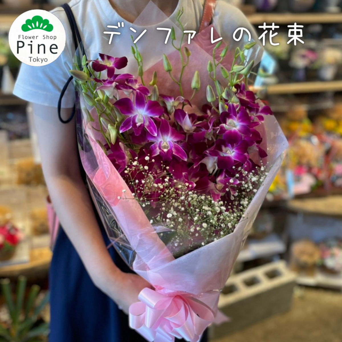 デンファレ の 花束 ブーケ ウェディング 生花 切り花 通販 切花 店 販売 発表会 お疲れ様 ギフト 閉店 花 お花屋さん 生花店 長持ち 宅配 おすすめ おしゃれ 安い プレゼント 誕生日 クリスマス 出産祝い 誕生日プレゼント プチギフト ピンク 赤 低価格