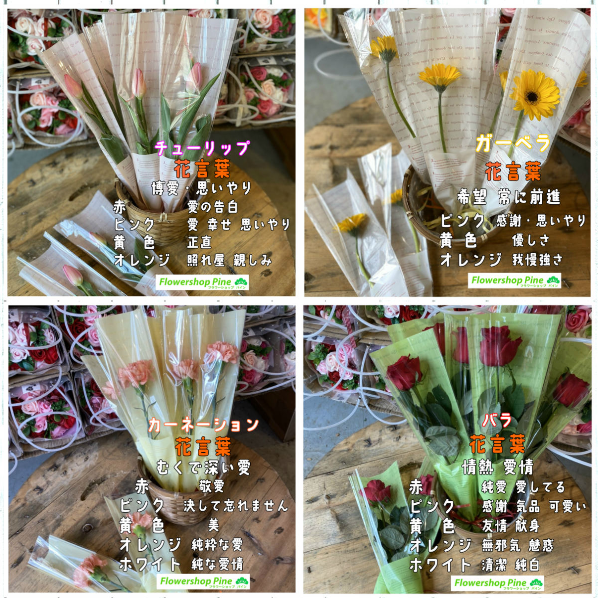 楽天市場 選べる 一輪 花束 2束セット 割引価格 花 プレゼント 500円 切り花 切花 生花 宅配 お祝い 花束プレゼント ギフト ガーベラ 日付指定 父の日 おしゃれ 記念日 バラ 卒業 退職 ブーケ 6月 はな フラワーショップパイン 日付指定可 セット メッセージ 母の日