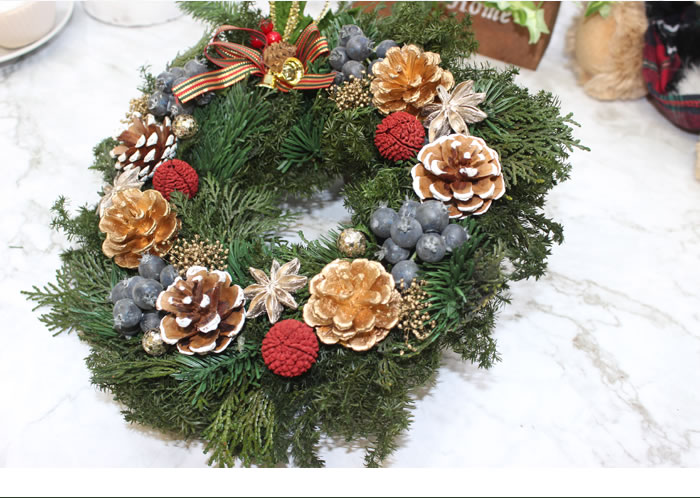 楽天市場 10 Offクーポン配布中 ナチュラルリース クリスマスリース プリザーブドフラワー クリスマスプレゼント 誕生日 結婚祝い お祝い かわいい 豪華 Flower Shop Trancess