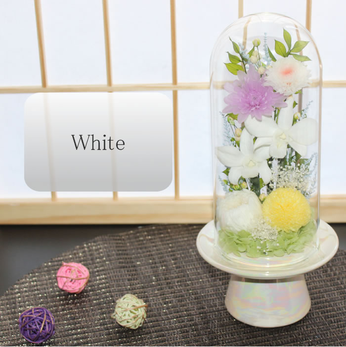 5 Offクーポン配布中 送料無料 仏花 プリザーブドフラワー お供え お花 お悔やみ お彼岸 仏壇 枯れない 仏花 お供え 花 お悔やみ お盆 新盆 初盆 お彼岸 ペットブリザードフラワー 仏花ドーム みりん Rvcconst Com