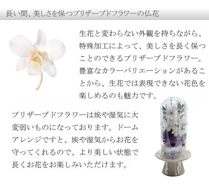 仏花 プリザーブドフラワー お花 お悔やみ お お盆 お彼岸 枯れない 花 仏壇