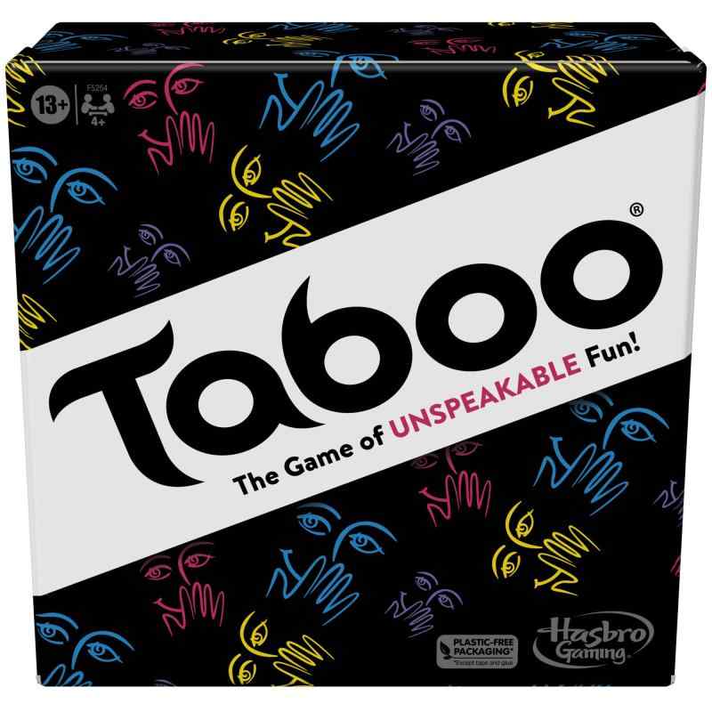 Hasbro Gaming Taboo クラシックゲーム パーティーワード推測ゲーム 大人とティーン向け ボードゲーム 4人以上のプレイヤー向け 対象年齢13歳以上