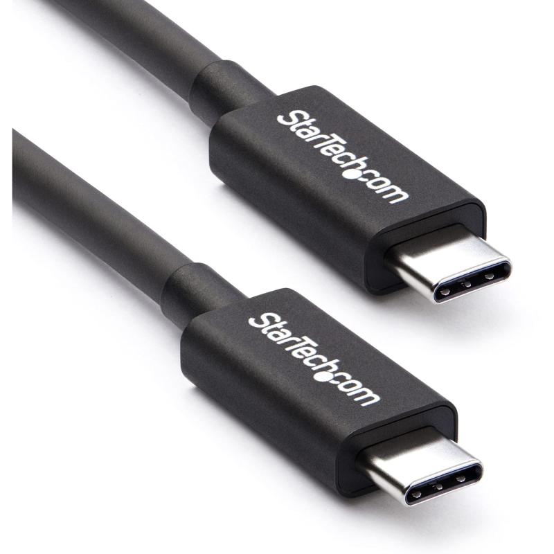 StarTech.com Thunderbolt 3 20Gbps USB-C 有線テレビ 2m サンダーボルト/ USB/ DisplayPort に相応う TBLT3MM2M