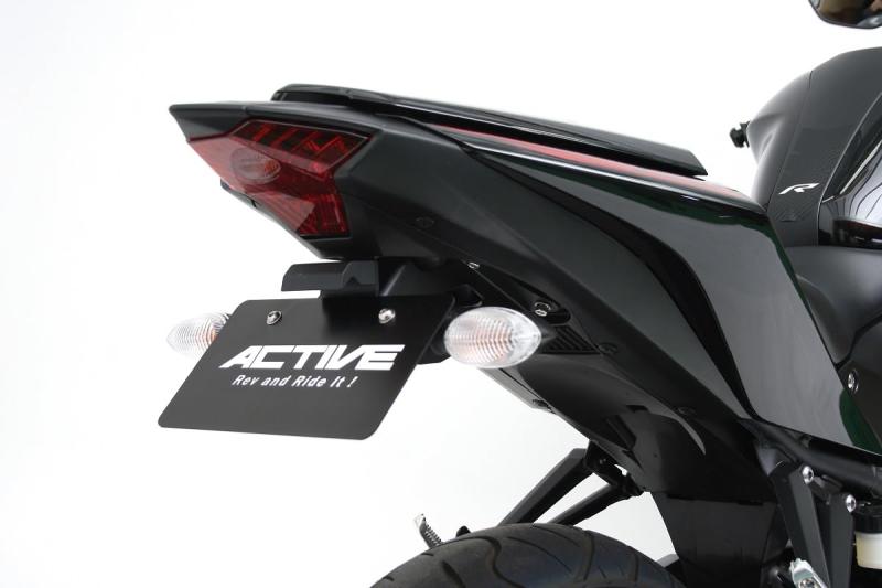 ACTIVE (アクティブ) フェンダーレスKIT LEDナンバー灯付き ブラック YZF-R25/R3 /MT-25/03 1153069|NewageOfficeflowing