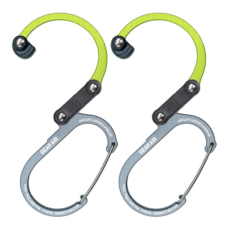 Gear Aid カラビナ型フック ヒーロークリップ ミディアム ステルスブラック|NewageOfficeflowing