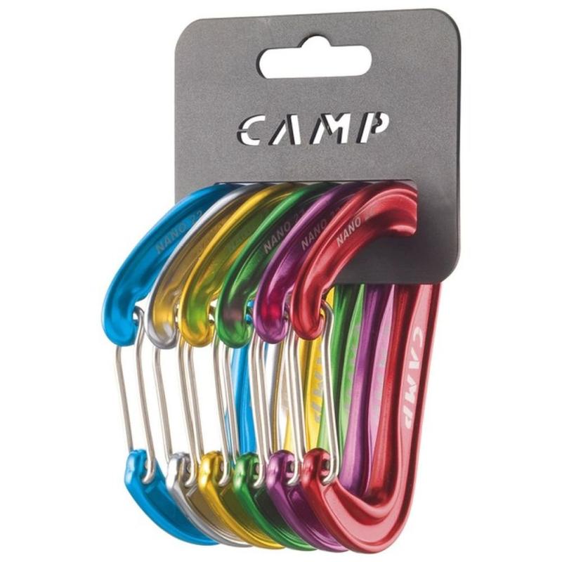 カンプ(Camp) 山登り クライミング カラビナ ラックパックナノ22(6個容器に並べる) 5247900