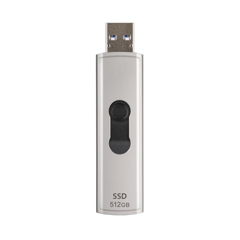 トランセンド 携帯型SSD 512GB USB 10Gbps 最大限度1050 MB/s Type-A 金属元素入れもの TS512GESD320A