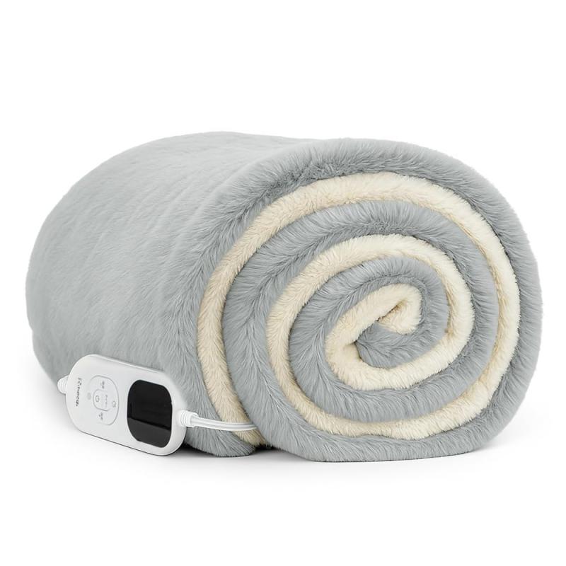 楽天市場】Rihazai 電気毛布 ひざ掛け 電気ブランケット 滑らか触感 切