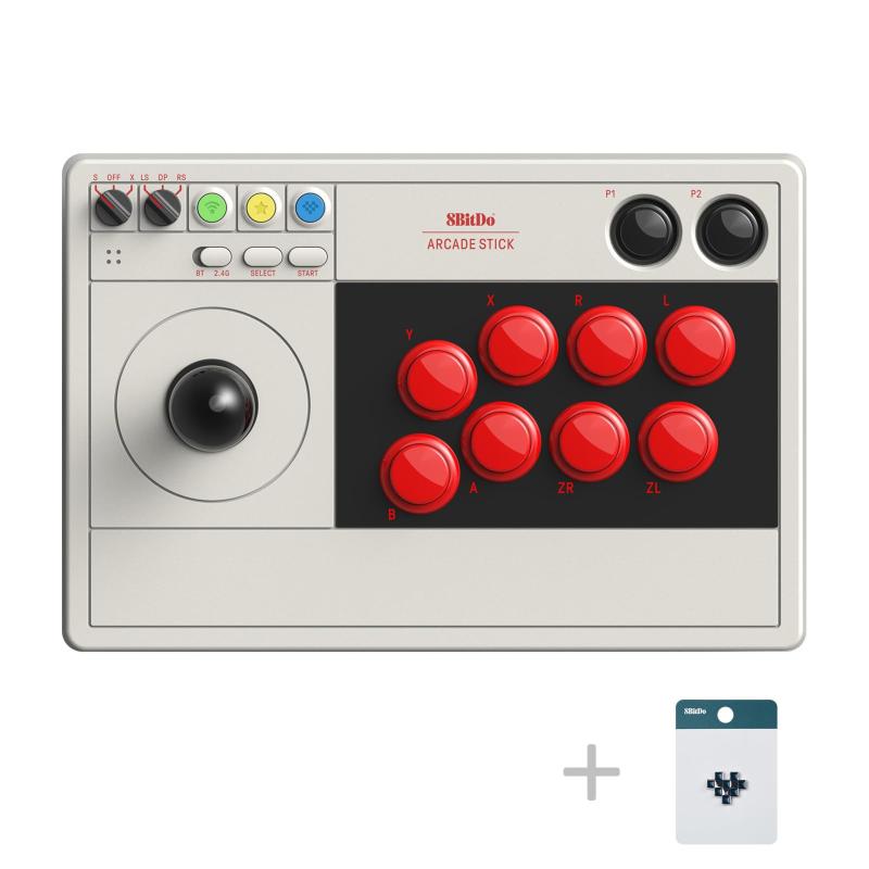 8Bitdo Bluetooth アーケードスティック for Switch & Windows|フローイングgt