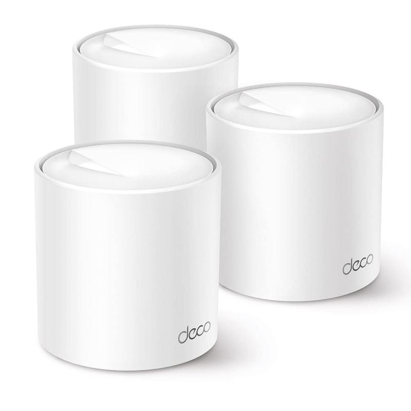 TP-Link WiFi 無線LANルーター Wi-Fi6 2402 + 574 Mbps HE160 メッシュWi-Fiシステム 3年 Deco X50/A 3ユニット｜フローイングgt