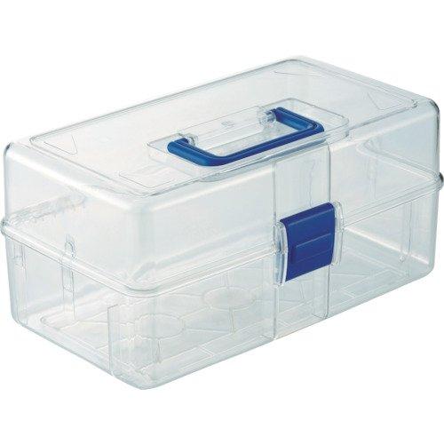 TRUSCO(トラスコ) 澄み切った手道具箱 中皿なし 無償性印字機 TCRBOXF × 10個 【入れもの売りわたす】