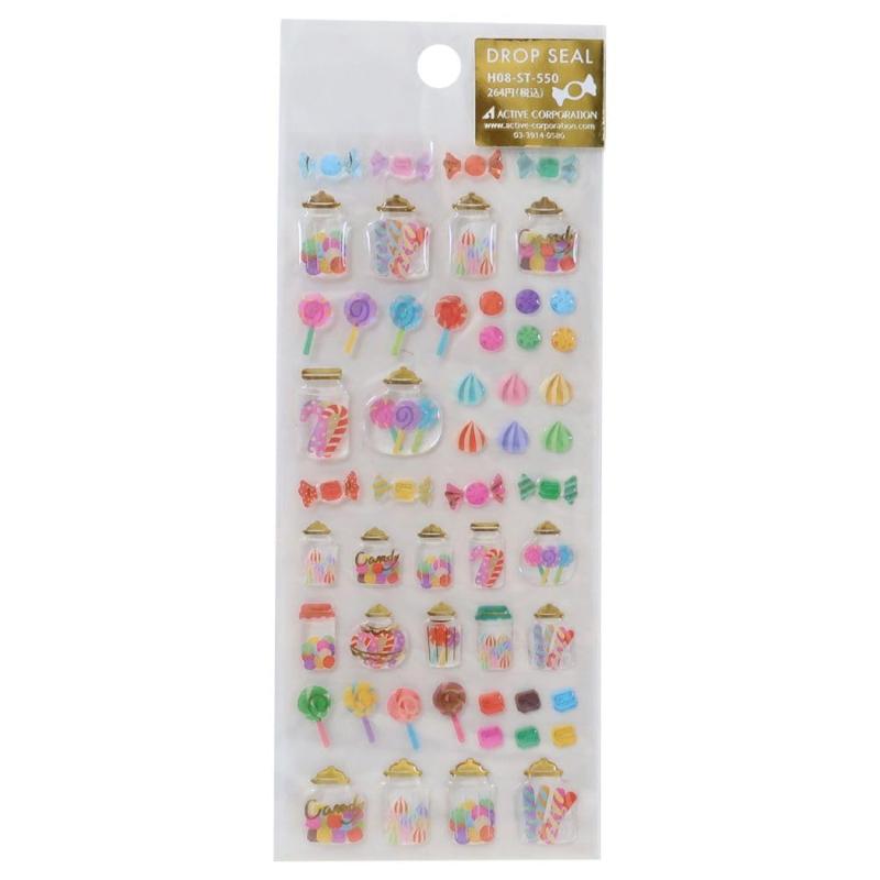 かわいらしく　あめみた〜いシール 100景品 あめみた～いシール（キラあま！）|【堀商店】景品