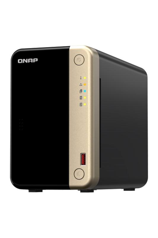 QNAP(キューナップ) NAS 2ベイ TS-264 /AZ 4中核グループ中央処理装置やとい入れる 8GB記憶装置積み上げる 2つの2.5GbE相応う界面とNAS役立つことを押しひろげるできるPCIe拡張スロットを1つ積み上げる 中小会社組織向け 6か月押しひろげる /国内置き目代わりになる