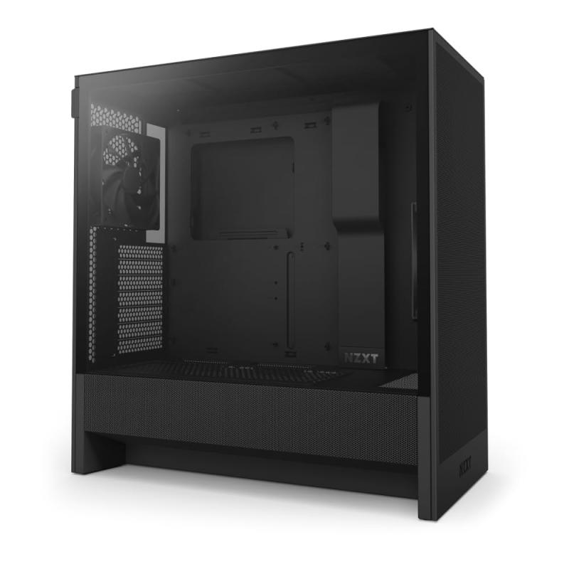 NZXT H5 Flow v2 Black 120粍気違い 2基積み上げる 真っただ中高閣 ATX パソコン容れもの 黒いこと CC-H52FB-01 CS9082