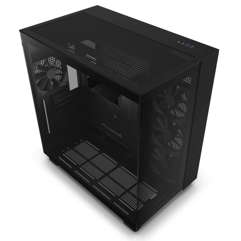 NZXT H9 Flow 2層社会システム真っただ中高閣パソコン容れもの [Black] コマーシャル-H91FB-01 CS8576