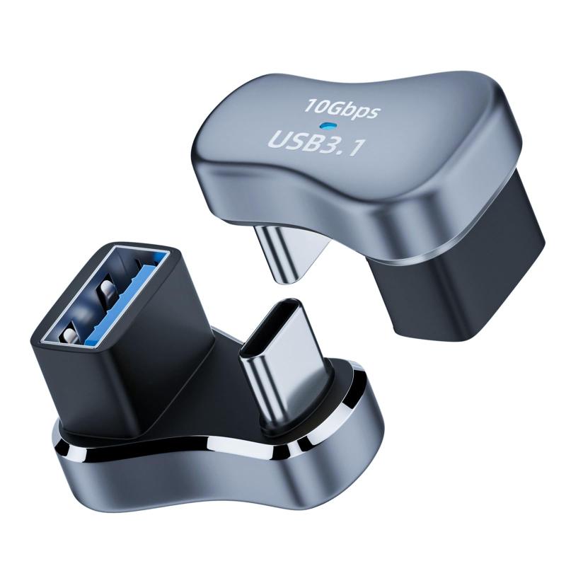 【楽天市場】WLGQ USB 3.1 Type-C to USB-A 変換アダプター 超薄型U字設計 10Gbps高速データ転送&充電 広範な ...