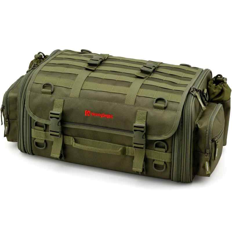 ヘンリービギンズ(Henly Begins) デイトナ バイク シートバッグ BASIC LLサイズ(53-70L) 大容量 キャンプツーリング DH-765 グリーン 29786