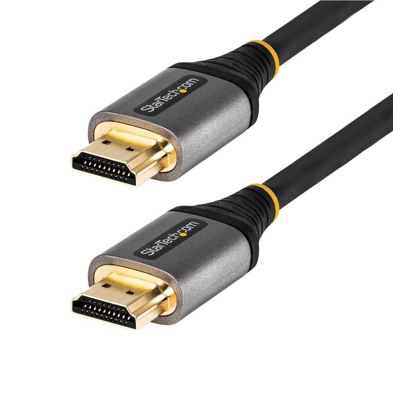 StarTech.com 8K対応HDMI 2.1ケーブル／2m／48Gbps対応ウルトラハイスピードHDMIケーブル／8K60Hz & 4K120Hz／HDR10 + eARC対応／HDMI認証ケーブル／柔軟なTPE被覆材 HDMM21V2M
