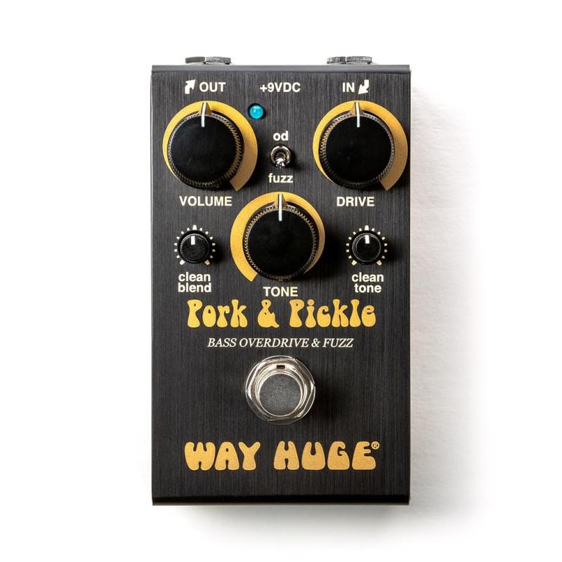 WAY HUGE ウェイ・ヒュージ Smalls Pork & Pickle ベース用コンパクトエフェクター オーバードライブ ファズ WM91 ブラック
