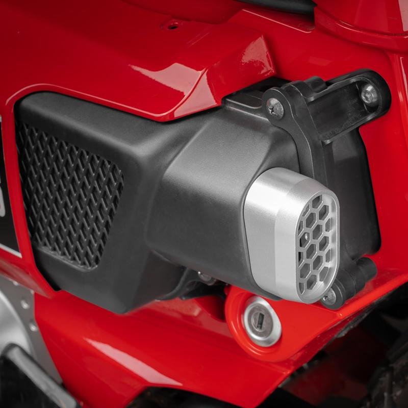 HI-LINE エアフィルターカバー CT125 ハンターカブ(JA65)専用 軽量 アルミ製 コンバージョンダクト コンパクト バイク カブ カスタムパーツ 外装 アクセサリー