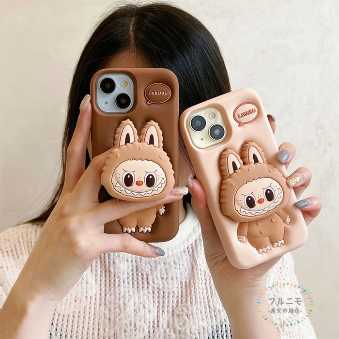 楽天市場】ラブブ スマホケース iPhoneケース かわいい 立体
