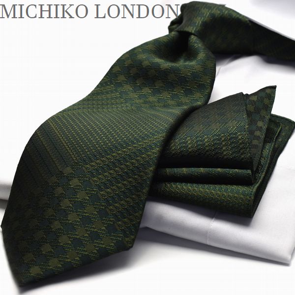 ロングネクタイ MICHIKO LONDON ミチコロンドン ネクタイ ギフト プレゼント バレンタイン 父の日 卒業式 入学式 就活 仮装 コスプレ ブランドc-lon-mht-114 日本製 シルク