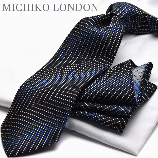 楽天市場】ネクタイ プレゼントネクタイ ブランド 日本製 MICHIKO LONDON ミチコロンドン プレゼント ギフト おしゃれ ブラック ブルー  エンジ ネイビー M-77 : ネクタイの専門店フライングブルー