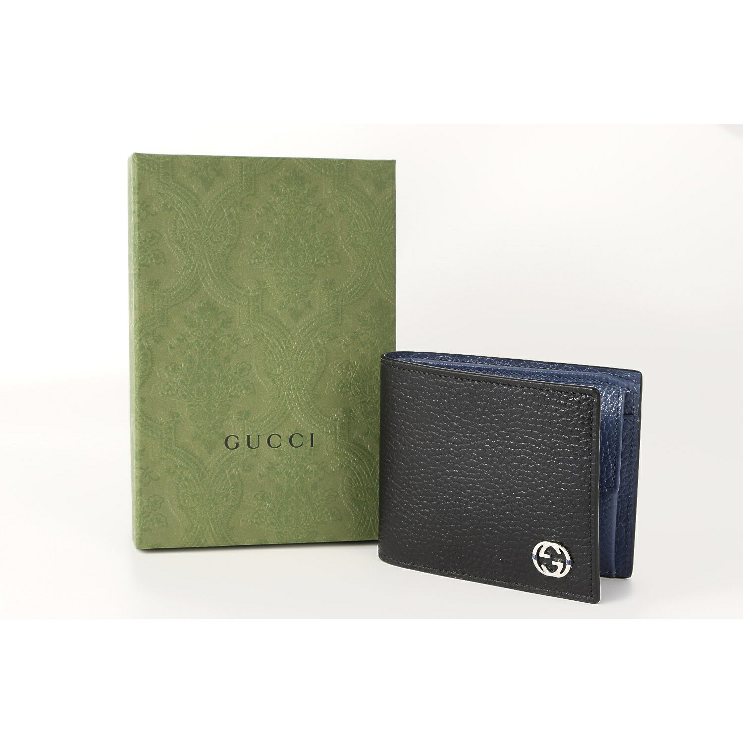 楽天市場】グッチ 2つ折り財布 GUCCI マイクロ グッチシマ
