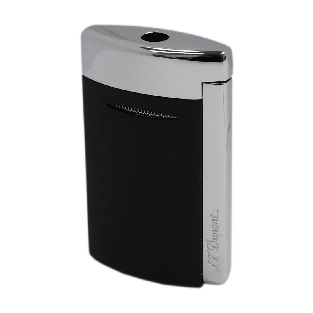 St.デュポン ST.DUPONT ミニジェット 電子ガスターボライター シャイニーブラック＆クローム フランス製 10815 プレゼント ギフト｜FLYING MARKET