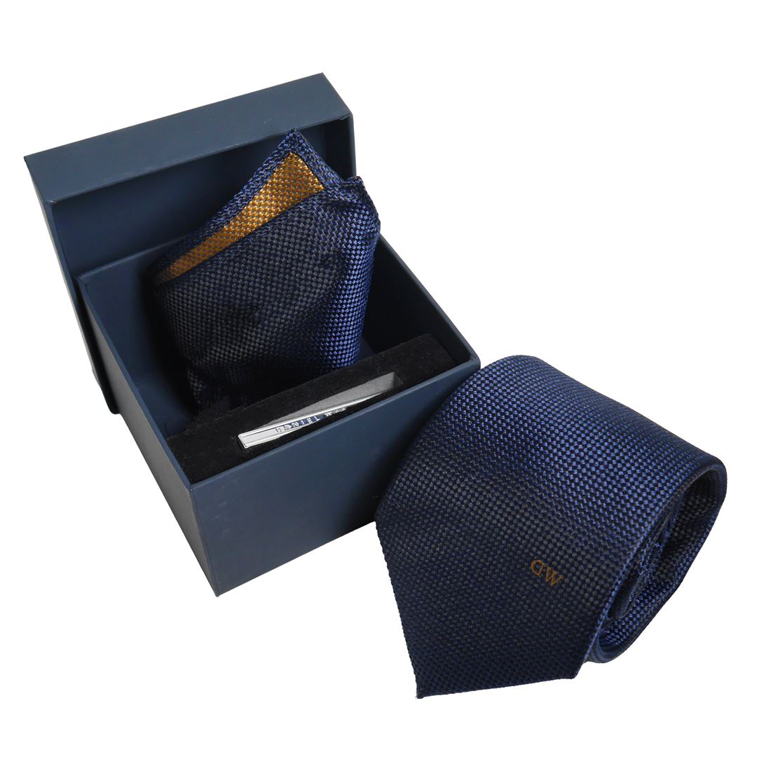 ダニエルウェリントン ネクタイ&タイバー&カフス 3点セットNAVY DW02800001｜FLYING MARKET 7,700円