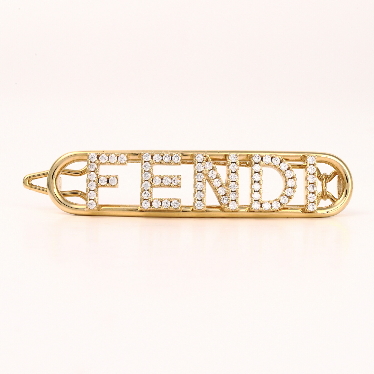 美品　FENDIバレッタ　ラインストーン FENDI /フェンディ ラインストーン 鼈甲 サングラス