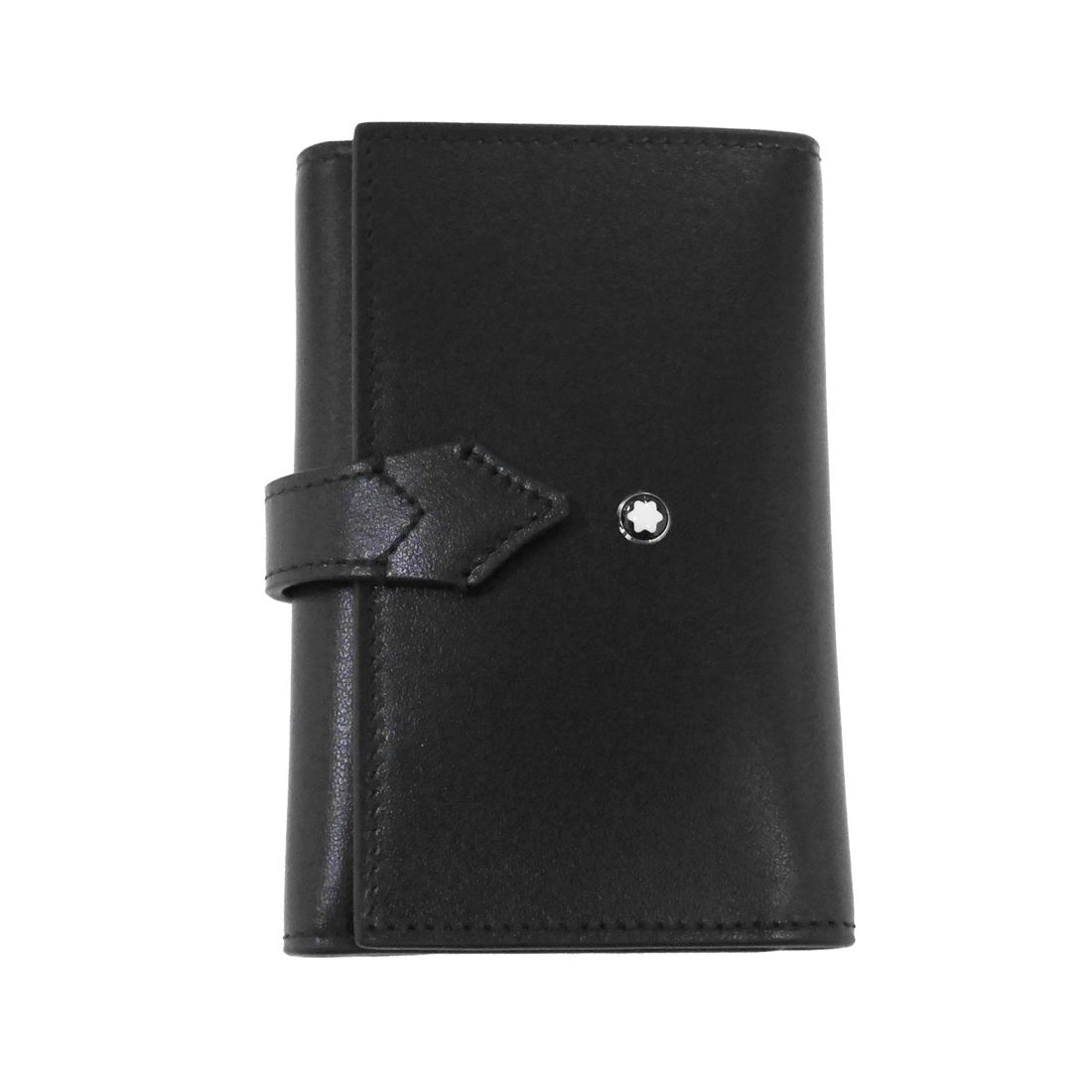 MONTBLANC モンブラン 車検証ケース カード入れ 三つ折り レザー ブラック MONTBLANC Audi モンブラン×アウディ 車検証ケース カード入れ