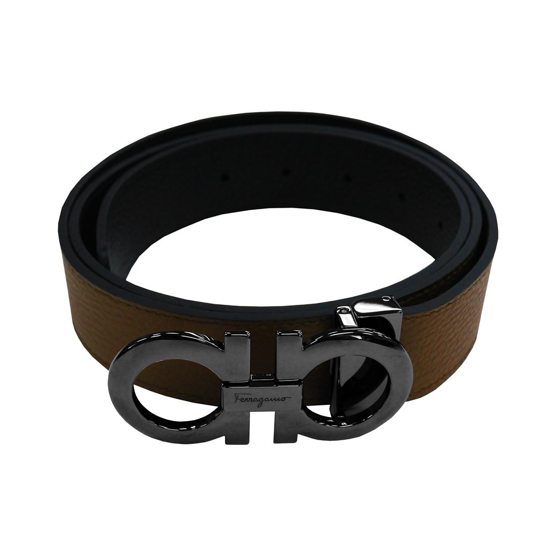 未使用級✨フェラガモ レザー　ベルト ロゴ ブラック　メンズ 楽天市場】フェラガモ ベルト メンズ レザー サイズ115 67-9356
