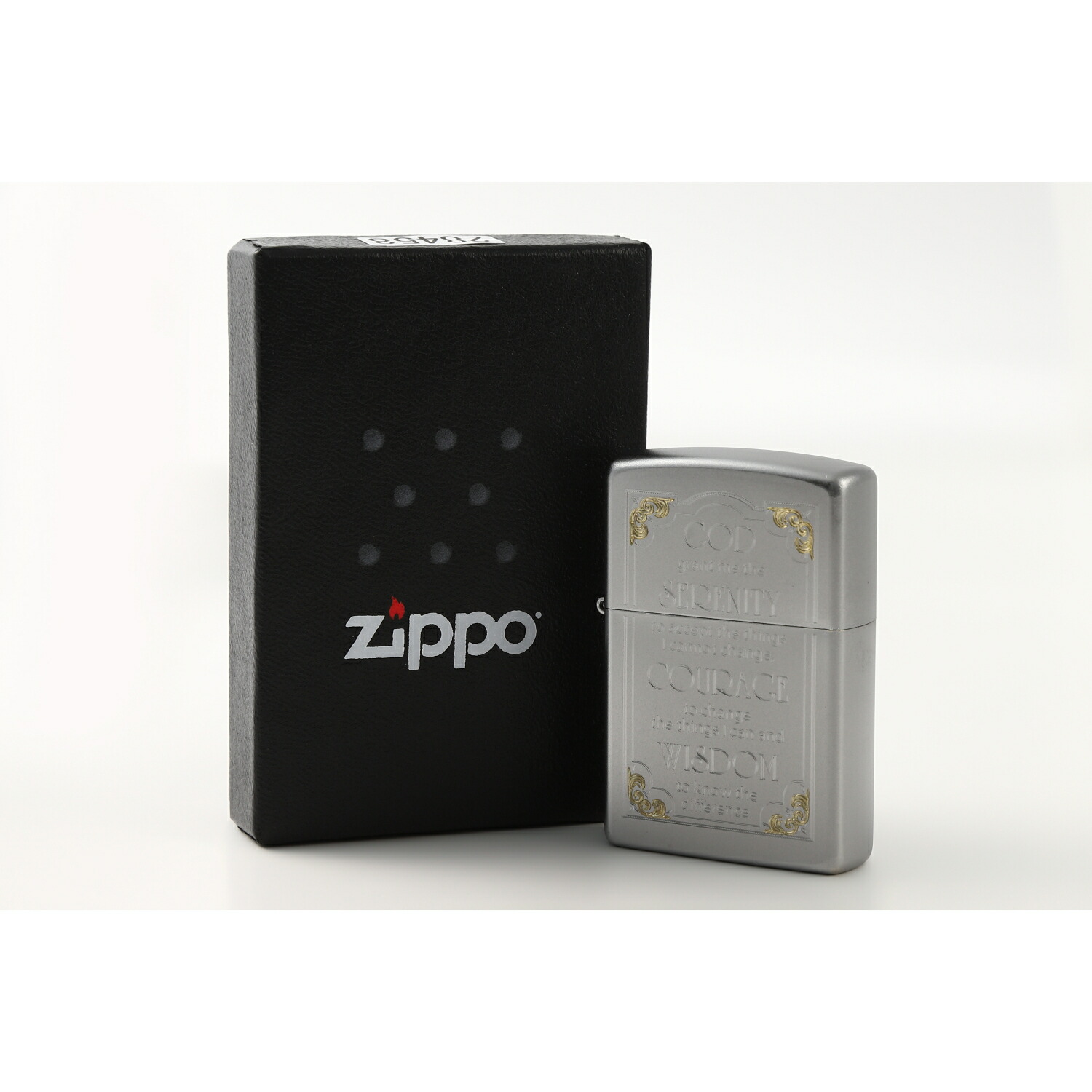 【楽天市場】【送料無料】【Zippo】【ジッポー】USモデル SERENITY PRAYER 28458 zippo ジッポ ライター