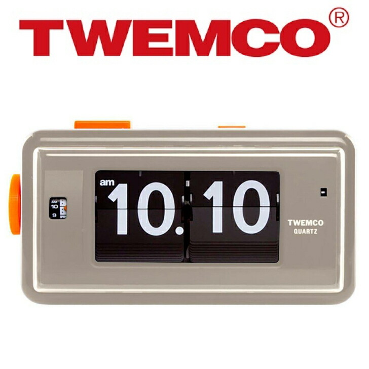 TWEMCO アラームクロック　ホワイト　パタパタ時計　白　トゥエンコ TWEMCO アラームクロック ホワイト パタパタ時計 白 トゥエンコ