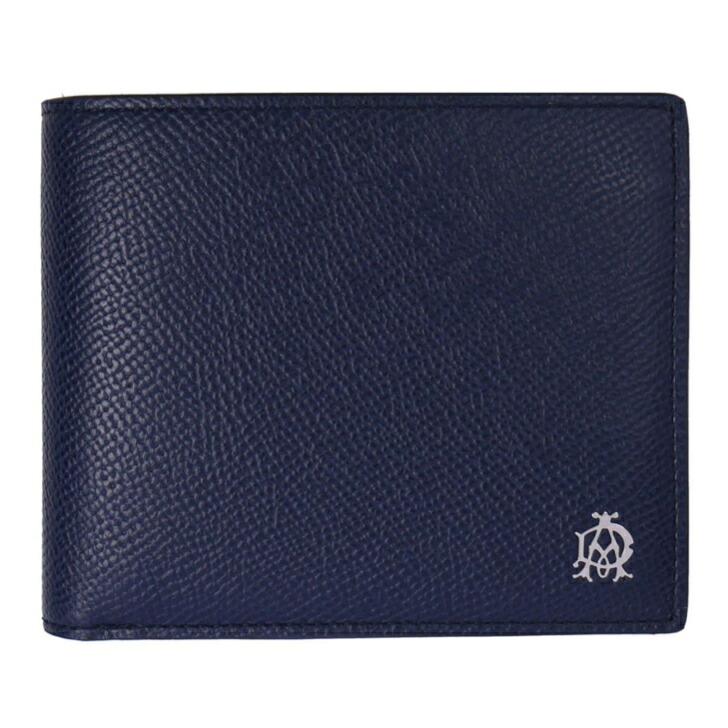 DUNHILL ダンヒル 財布 二つ折り財布 小銭入れあり メンズ 財布 ネイビー CADOGAN 19F2C32CA410R 新品 未使用品 正規品 本物保証 ギフト プレゼント 送料無料 贈り物 ビジネス 高級品 ブランド品 贅沢品 合格 昇進 卒業 入学｜FLYING MARKET 31,460円