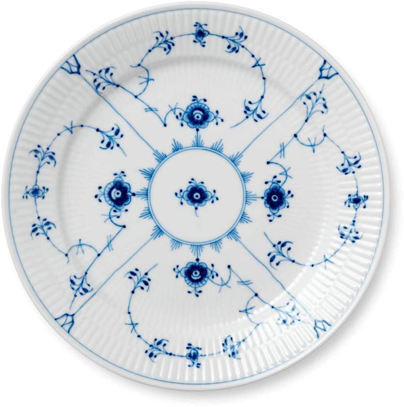 ロイヤルコペンハーゲン Royal Copenhagen　ブルーフルーテッド プレイン　プレート　25cm【正規輸入品】【RCP】【店頭受取対応商品】