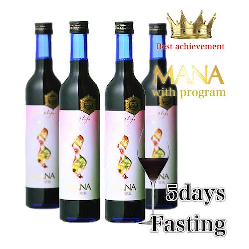 マナ酵素 4本 5日 ファスティング 酵素ドリンク プログラム付き 酵素 ダイエットドリンク mana 500ml ファスティングドリンク 人気 急上昇 お試し 送料無料｜ファスティングマイスター福岡天神