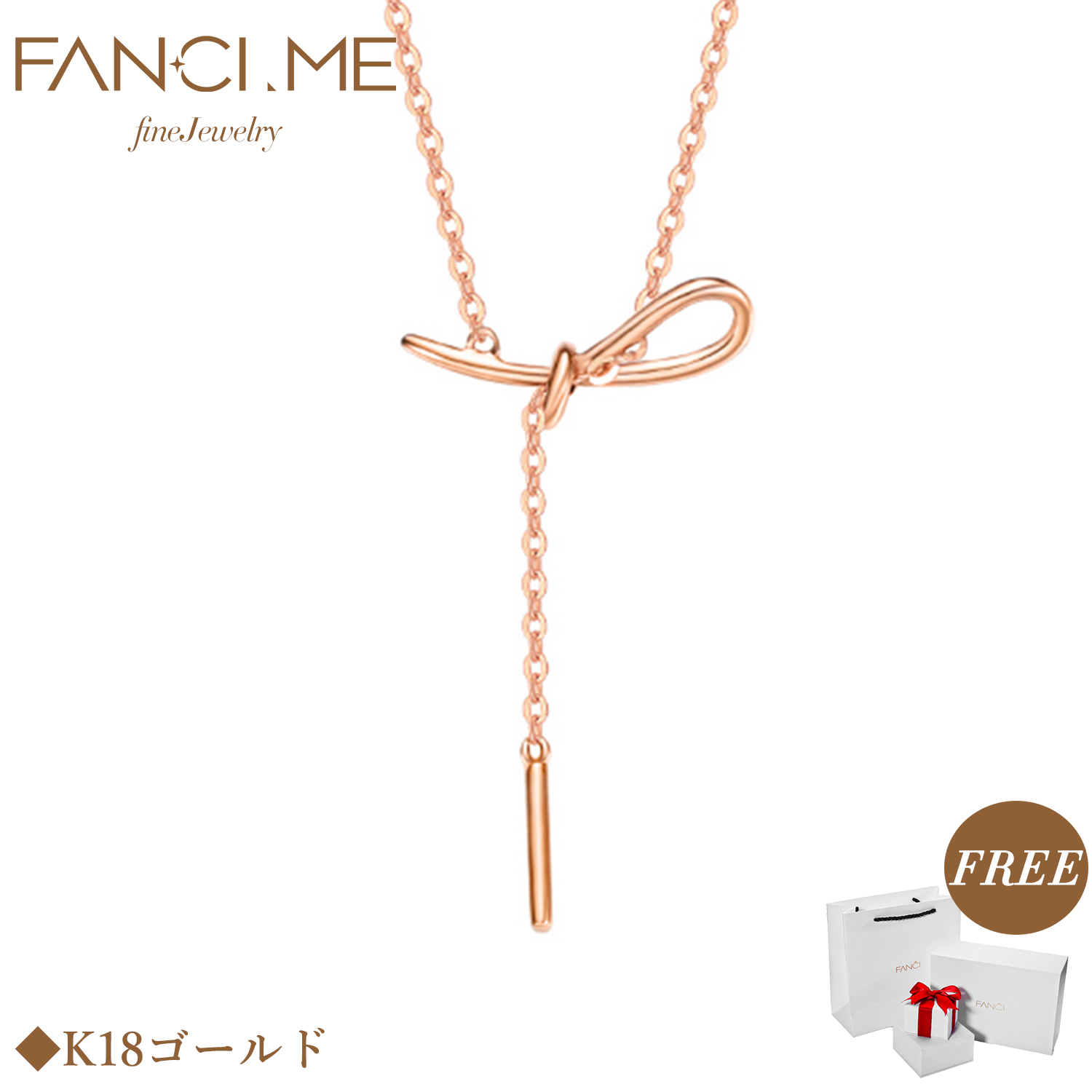 楽天市場】FANCIME ダイヤモンド ネックレス レディース K14 ホワイト