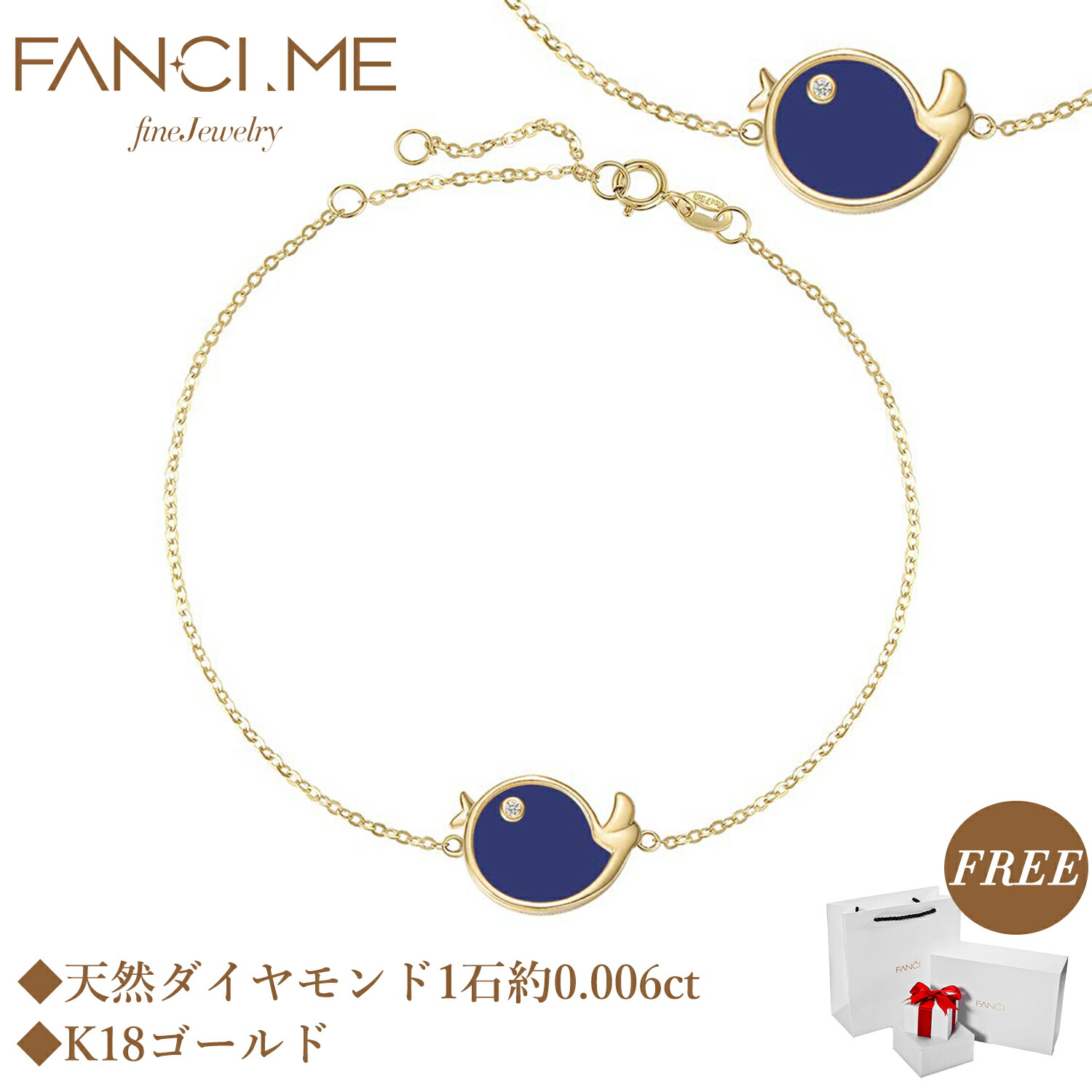 楽天市場】[10%OFF]FANCIME K18 イエローゴールド 天然石 ムーン