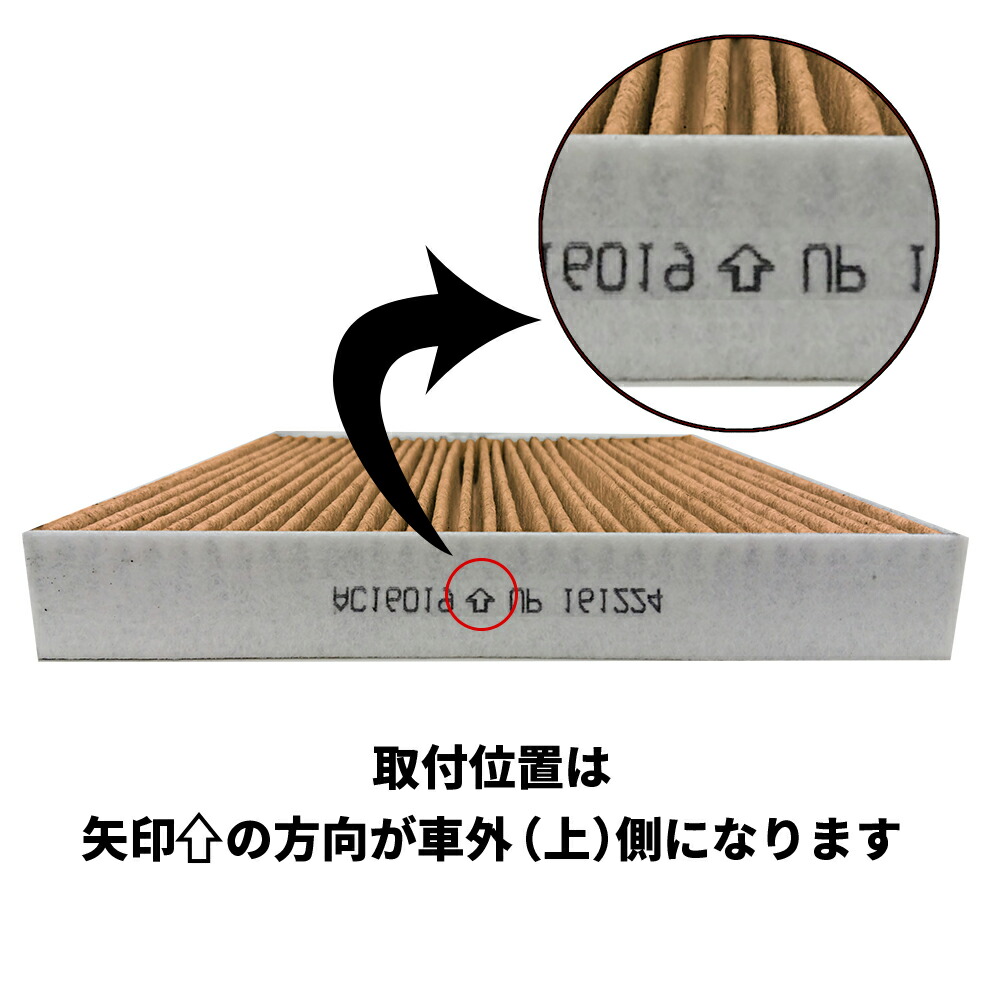 楽天市場 驚きの消臭力 エアコンフィルター ヴェゼルハイブリッド Vezel Ru3 Ru4 ヴェゼル 活性炭入りエアコンフィルター デンソー 品番 Dcc3008 Ac007 Fmパーツ