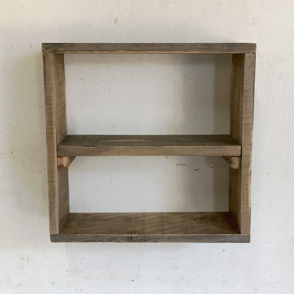 Two Steps Of Recycling Wood Box Shelves Wooden Wall Hangings Storing Cd Rack Shelf Display Case Pure