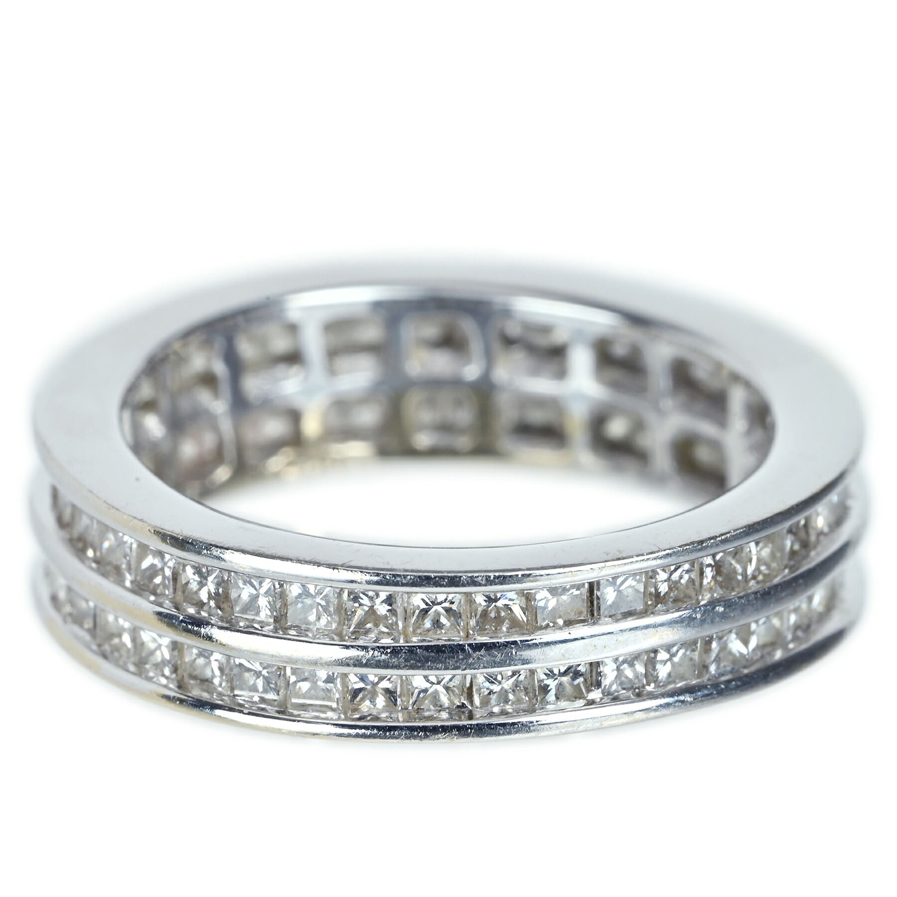 ダイヤモンドフルエタニティリング K18WG D2.00ct 5.9g #12【中古】|FoL Jewelry 店