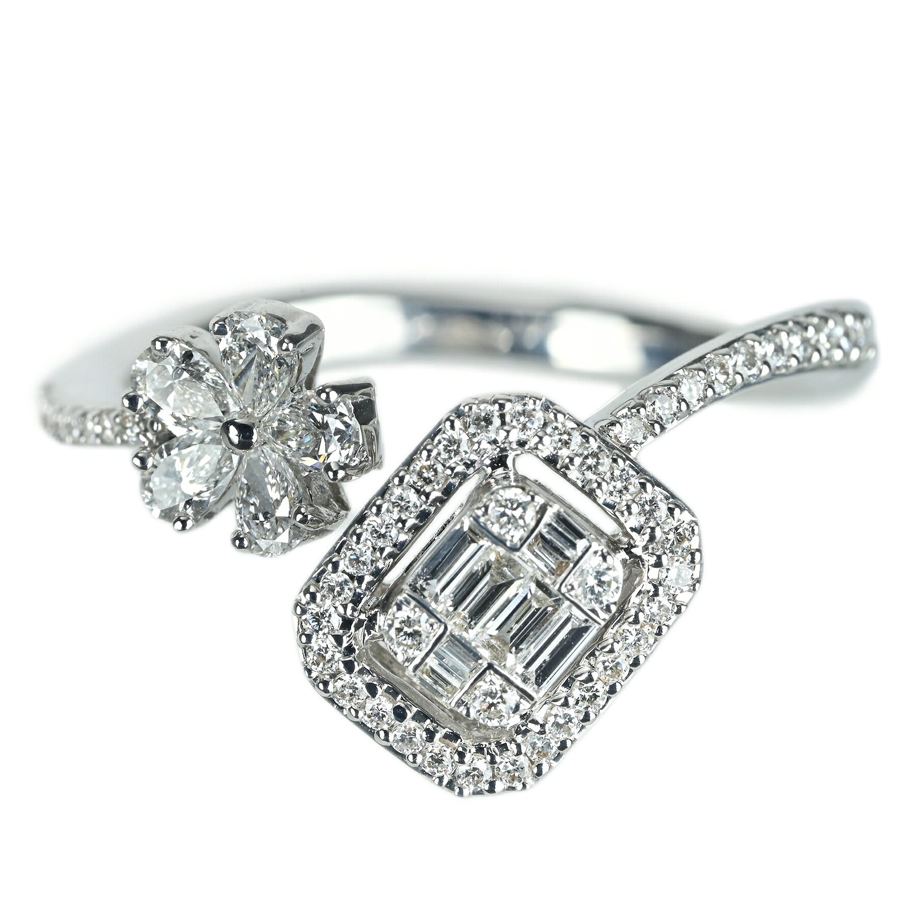 ダイヤモンドリング K18WG D0.52ct 3.9g #12.5【中古】｜FoL Jewelry 店