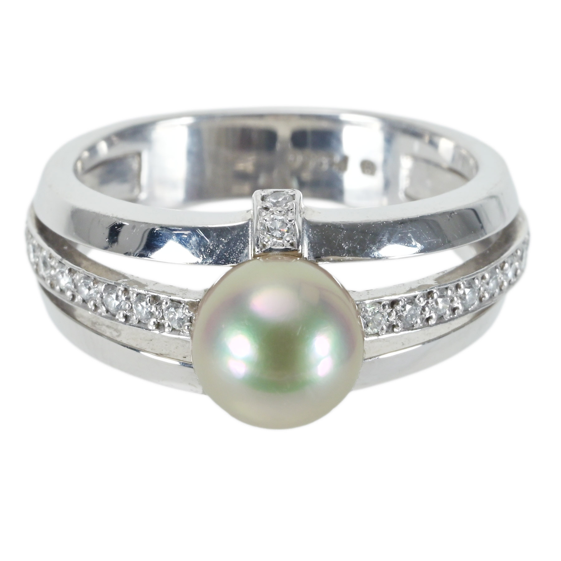 アコヤパールリング "MIKIMOTO" PT950 P7.2mm 10.0g #13【中古】|FoL Jewelry 店