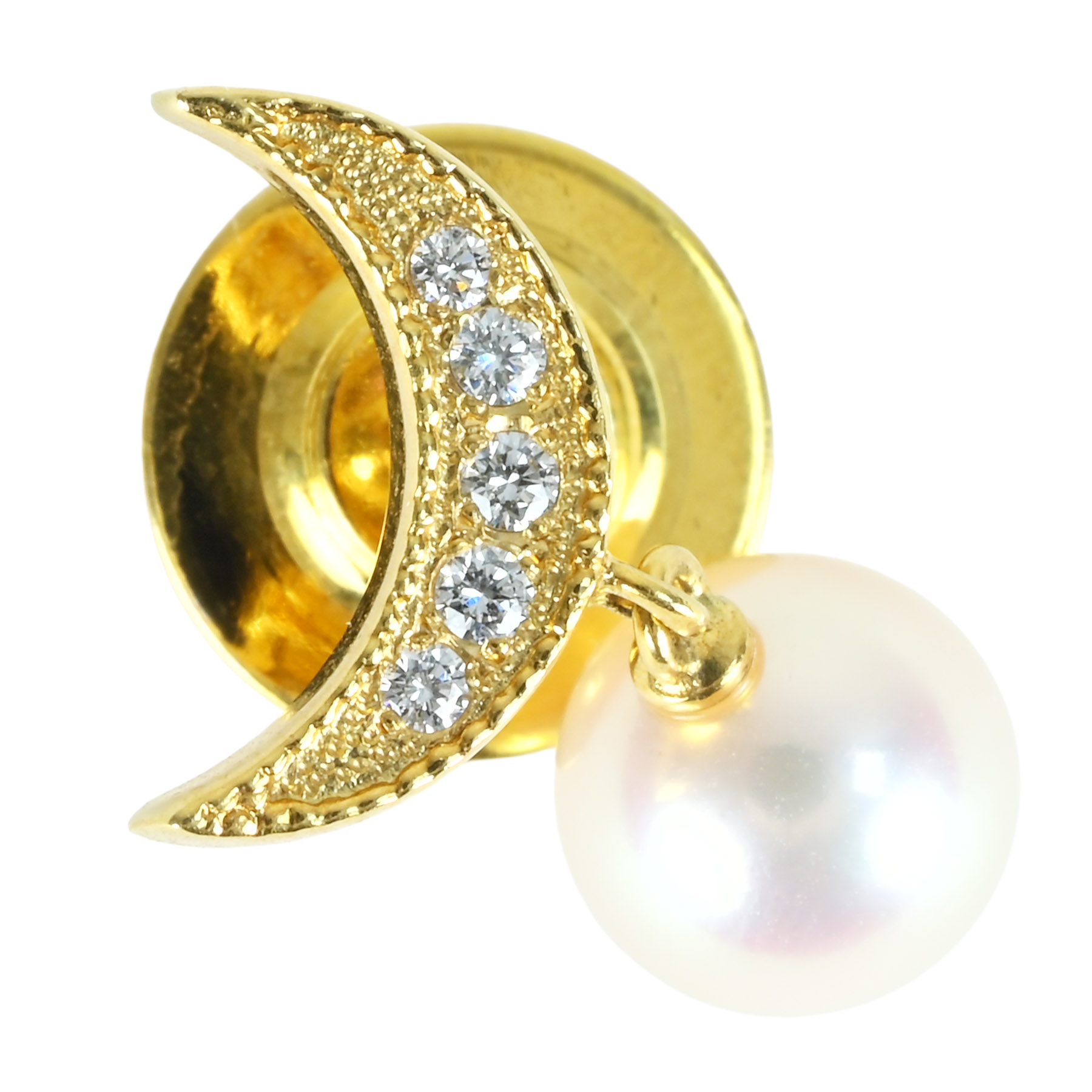 アコヤパールブローチ "MIKIMOTO" K18YG 2.9g【中古】｜FoL Jewelry 店