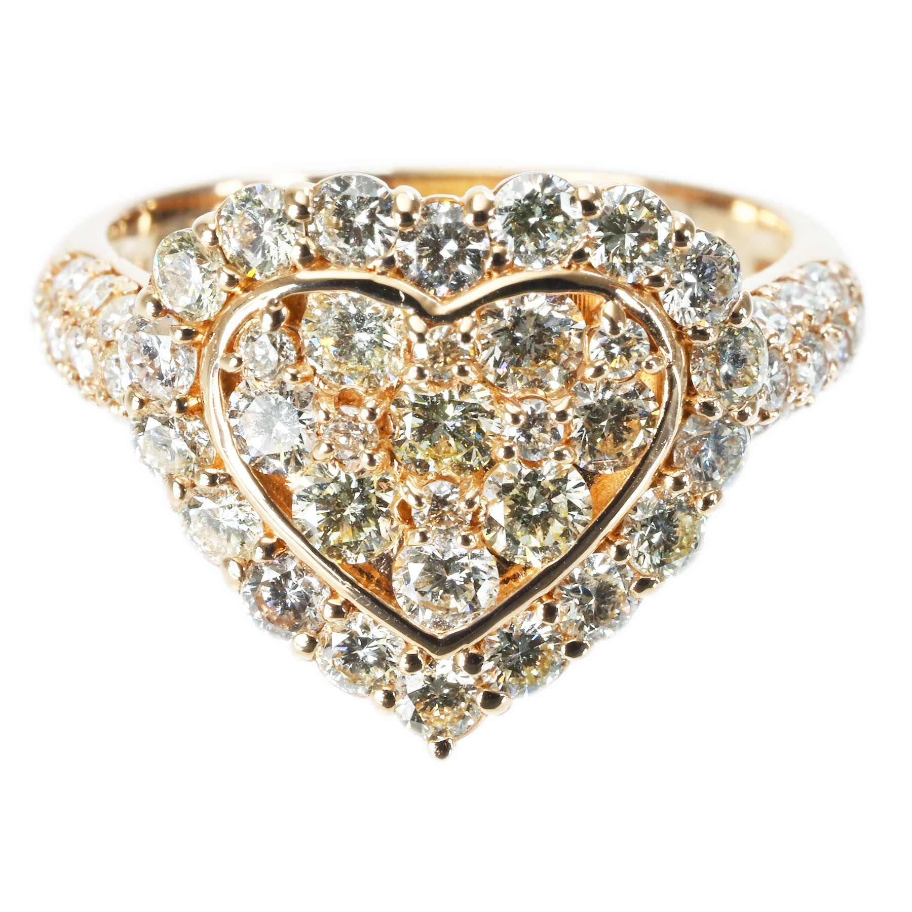 【中古】K18PG DIAMOND RING ダイヤモンドリング D2.00ct 5.4g #15｜FoL Jewelry 店